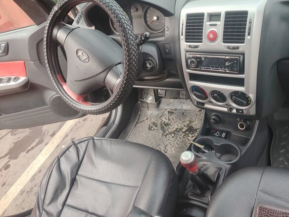 2008 Hyundai Getz I Рестайлинг, чёрный, 450000 рублей - вид 8