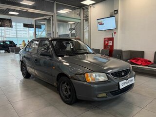2003 Hyundai Accent ТагАЗ II, серый, 155000 рублей, вид 2