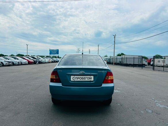 2003 Toyota Corolla IX (E120, E130), голубой, 609000 рублей - вид 5