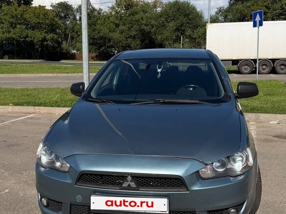 2008 Mitsubishi Lancer X, голубой, 500000 рублей - вид 1