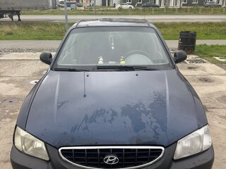 2008 Hyundai Accent ТагАЗ II, синий, 180000 рублей, вид 1