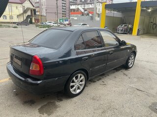 2008 Hyundai Accent ТагАЗ II, чёрный, 350000 рублей, вид 3