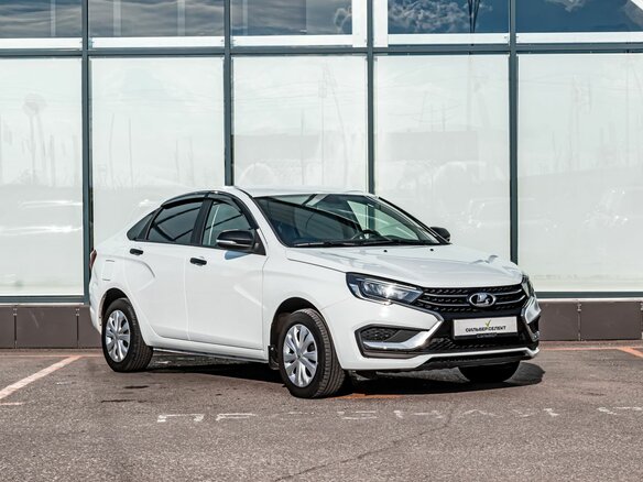 2024 Lada (ВАЗ) Vesta I Рестайлинг (NG), белый, 1130000 рублей - вид 4