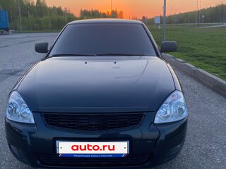 2007 Lada (ВАЗ) Priora I, чёрный, 98000 рублей, вид 1