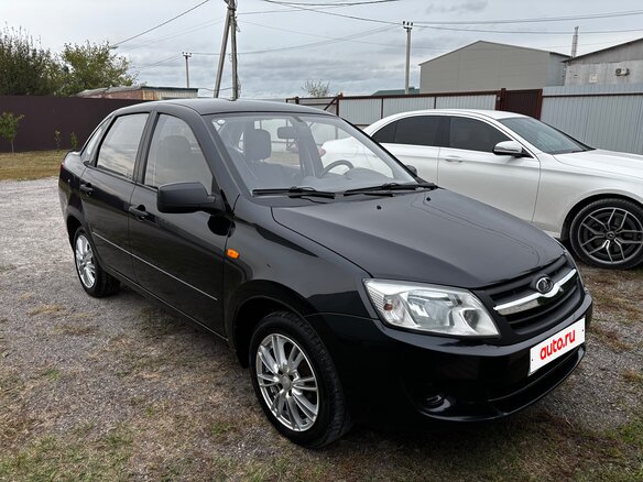 2012 Lada (ВАЗ) Granta I, синий, 360000 рублей - вид 2