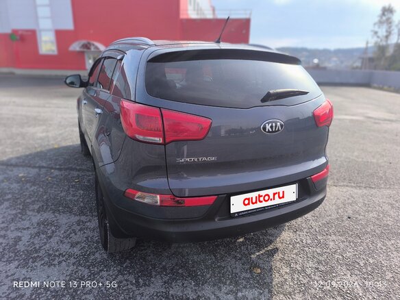 2014 Kia Sportage III Рестайлинг, синий, 1500000 рублей - вид 2
