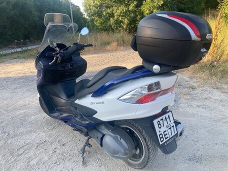 2007 Suzuki Burgman (SkyWave) 400, белый, 350000 рублей, вид 4