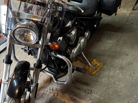 2007 Kawasaki VN900 Vulcan, чёрный, 450000 рублей, вид 4