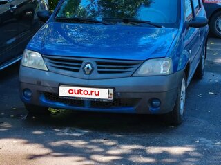 2009 Renault Logan I, синий, 400000 рублей, вид 1