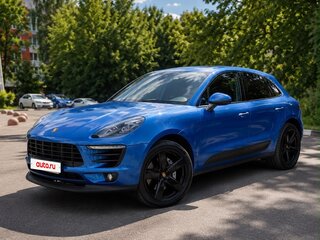 2017 Porsche Macan S Diesel I, синий, 4700000 рублей, вид 2