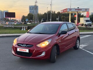 2012 Hyundai Solaris I, красный, 750000 рублей, вид 2