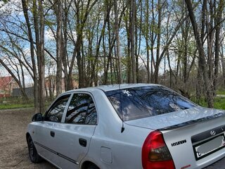2008 Hyundai Accent ТагАЗ II, серебристый, 450000 рублей, вид 4