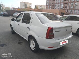 2015 Renault Logan I Рестайлинг, белый, 320000 рублей, вид 4
