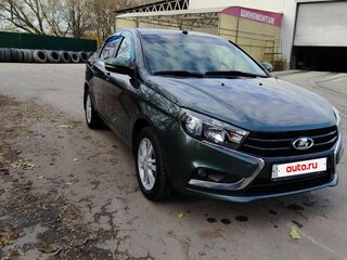 2016 Lada (ВАЗ) Vesta I, зелёный, 850000 рублей, вид 4