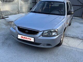 2006 Hyundai Accent ТагАЗ II, серебристый, 300000 рублей, вид 2