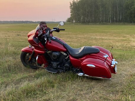 2010 Kawasaki VN1700 Vulcan, красный, 610000 рублей, вид 3