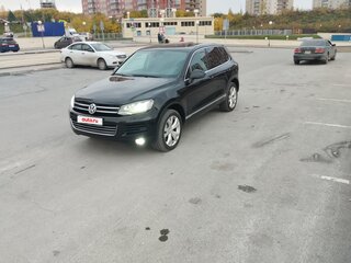 2012 Volkswagen Touareg II, чёрный, 1700000 рублей, вид 5