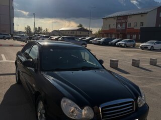 2004 Hyundai Sonata IV (EF) Рестайлинг, чёрный, 550000 рублей, вид 2