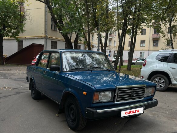 2002 Lada (ВАЗ) 2107, синий, 169000 рублей - вид 1