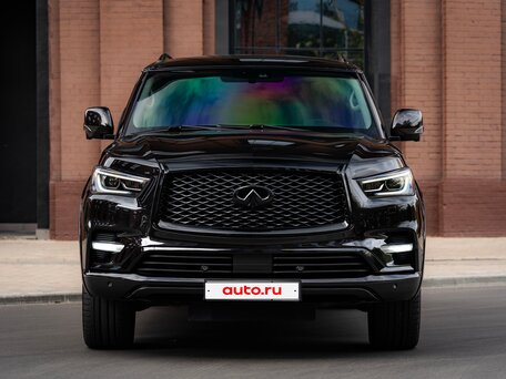 2018 Infiniti QX80 I Рестайлинг 2, чёрный, 3990000 рублей, вид 5
