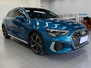 2022 Audi A3 Sportback 35 TFSI IV (8Y), синий, 2044000 рублей, вид 3