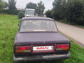 2001 Lada (ВАЗ) 2107, фиолетовый, 75000 рублей, вид 4
