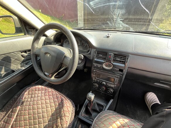 2009 Lada (ВАЗ) Priora I, синий, 215000 рублей - вид 5