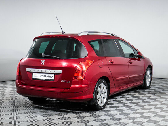 2009 Peugeot 308 I, красный, 640000 рублей - вид 4