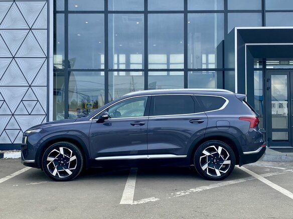 2021 Hyundai Santa Fe IV Рестайлинг, синий, 3799000 рублей - вид 7