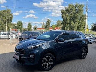 2019 Kia Sportage IV Рестайлинг, синий, 1750000 рублей, вид 2