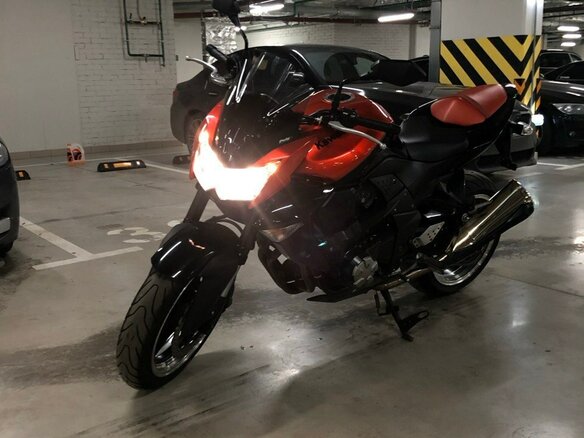 2009 Kawasaki Z 1000, оранжевый, 580000 рублей - вид 18