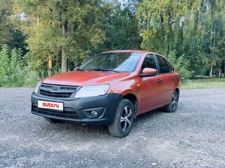 2014 Lada (ВАЗ) Granta I, оранжевый, 380000 рублей, вид 1