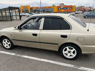2005 Hyundai Accent ТагАЗ II, бежевый, 350000 рублей, вид 5