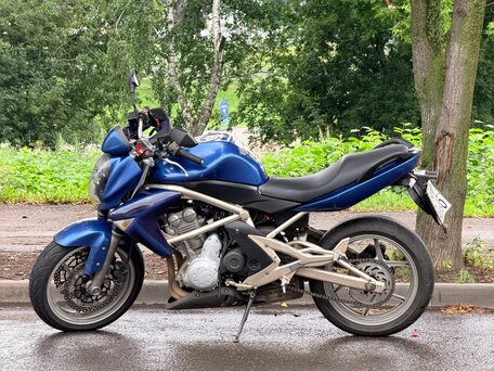 2007 Kawasaki ER-6N, синий, 280000 рублей, вид 2