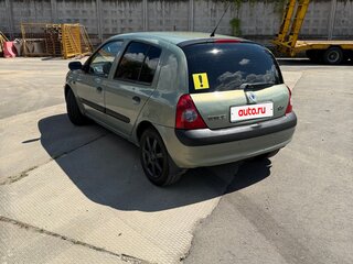 2002 Renault Clio II Рестайлинг, зелёный, 255000 рублей, вид 4
