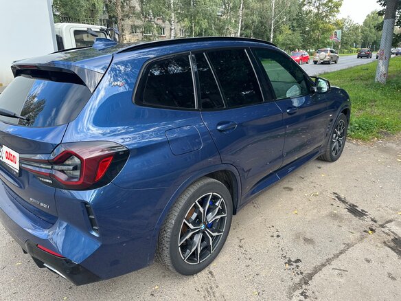 2022 BMW X3 30i xDrive III (G01) Рестайлинг, синий - вид 2