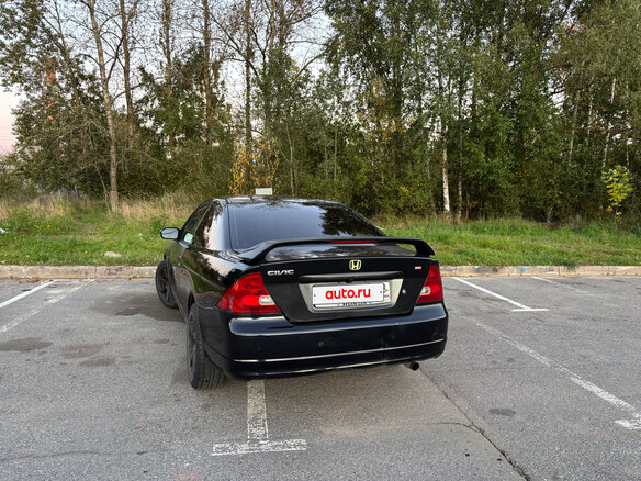 2001 Honda Civic VII, чёрный, 435000 рублей - вид 1
