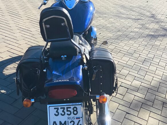 2003 Yamaha XVS400 Drag Star, синий, 350000 рублей - вид 5