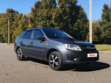 2015 Lada (ВАЗ) Granta I, серый, 480000 рублей, вид 1