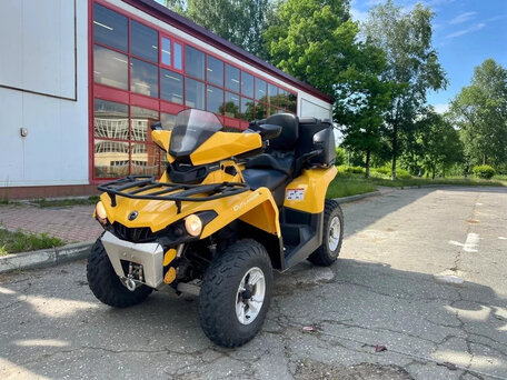 2019 BRP Can-Am Outlander 450, жёлтый, 548700 рублей, вид 1