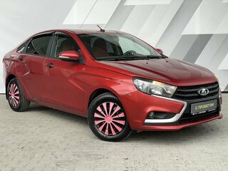 2016 Lada (ВАЗ) Vesta I, красный, 574000 рублей, вид 3
