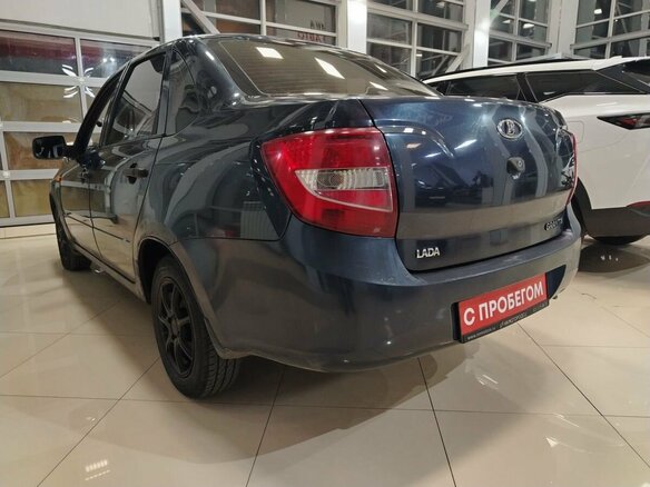 2012 Lada (ВАЗ) Granta I, синий, 199000 рублей - вид 4