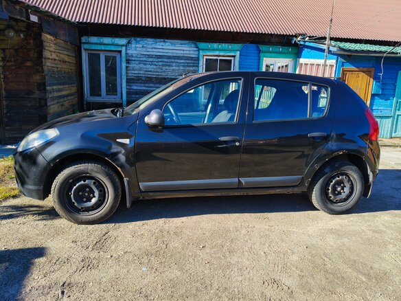 2013 Renault Sandero I, чёрный, 400000 рублей - вид 5