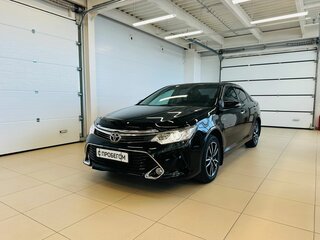 2016 Toyota Camry VII (XV50) Рестайлинг, чёрный, 2749900 рублей, вид 2