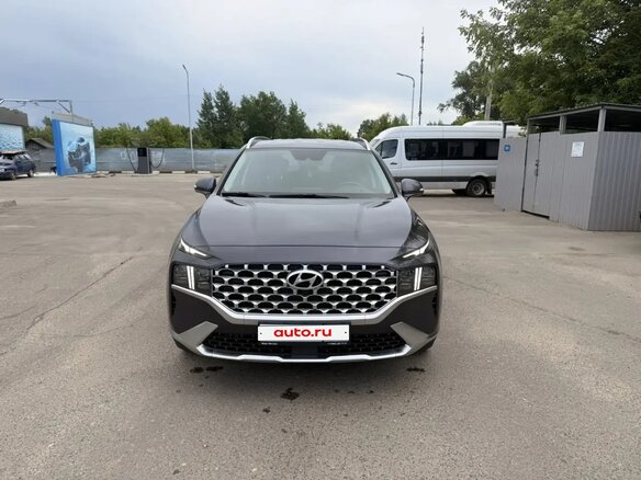 2021 Hyundai Santa Fe IV Рестайлинг, синий, 4150000 рублей
