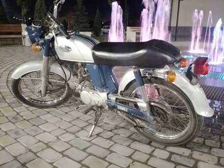 2002 Honda Benly, серебристый, 99000 рублей, вид 1