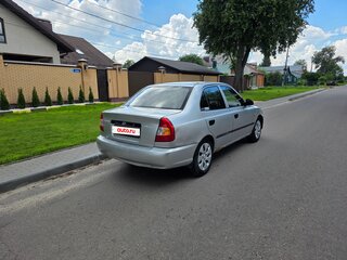 2005 Hyundai Accent ТагАЗ II, серебристый, 265000 рублей, вид 4