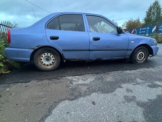 2006 Hyundai Accent ТагАЗ II, фиолетовый, 120000 рублей, вид 4