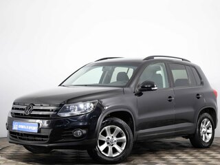 2012 Volkswagen Tiguan I Рестайлинг, чёрный, 1549000 рублей, вид 3