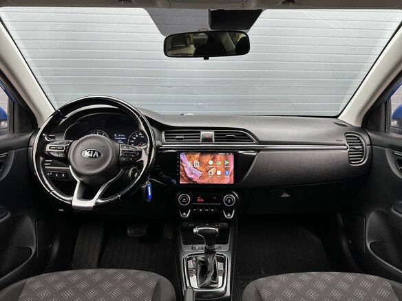 2017 Kia Rio IV, синий, 1175000 рублей - вид 10